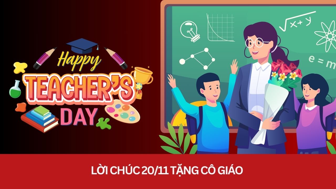 20 tháng 11 tặng cô giáo