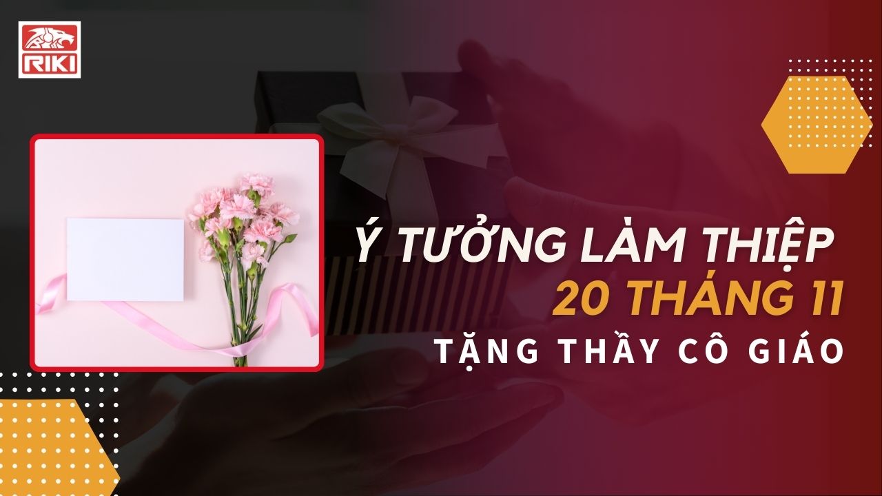 làm thiệp 20 tháng 11 tặng thầy cô giáo