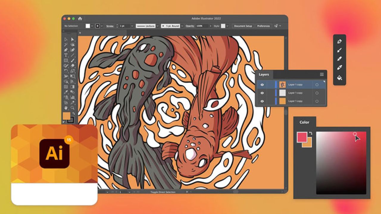 Thiết kế áo in chữ theo yêu cầu - Adobe Illustrator