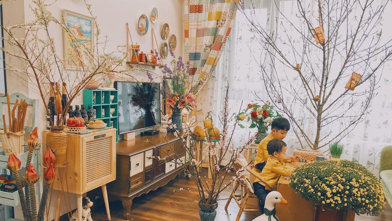 Cách Trang Trí Không Gian Tết Đậm Chất Truyền Thống