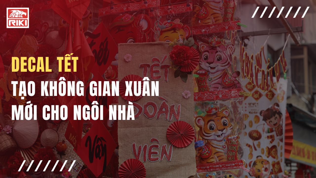 Decal Tết – Tạo Không Gian Xuân Mới Cho Ngôi Nhà