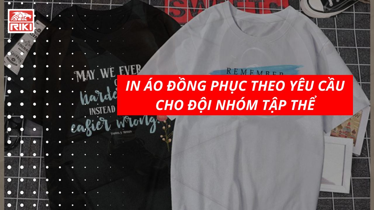 In Áo Đồng Phục Theo Yêu Cầu Cho Đội Nhóm Tập Thể