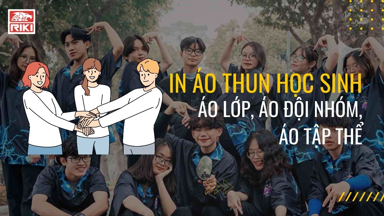 In Áo Thun Học Sinh - Áo Lớp, Áo Đội Nhóm, Áo Tập Thể