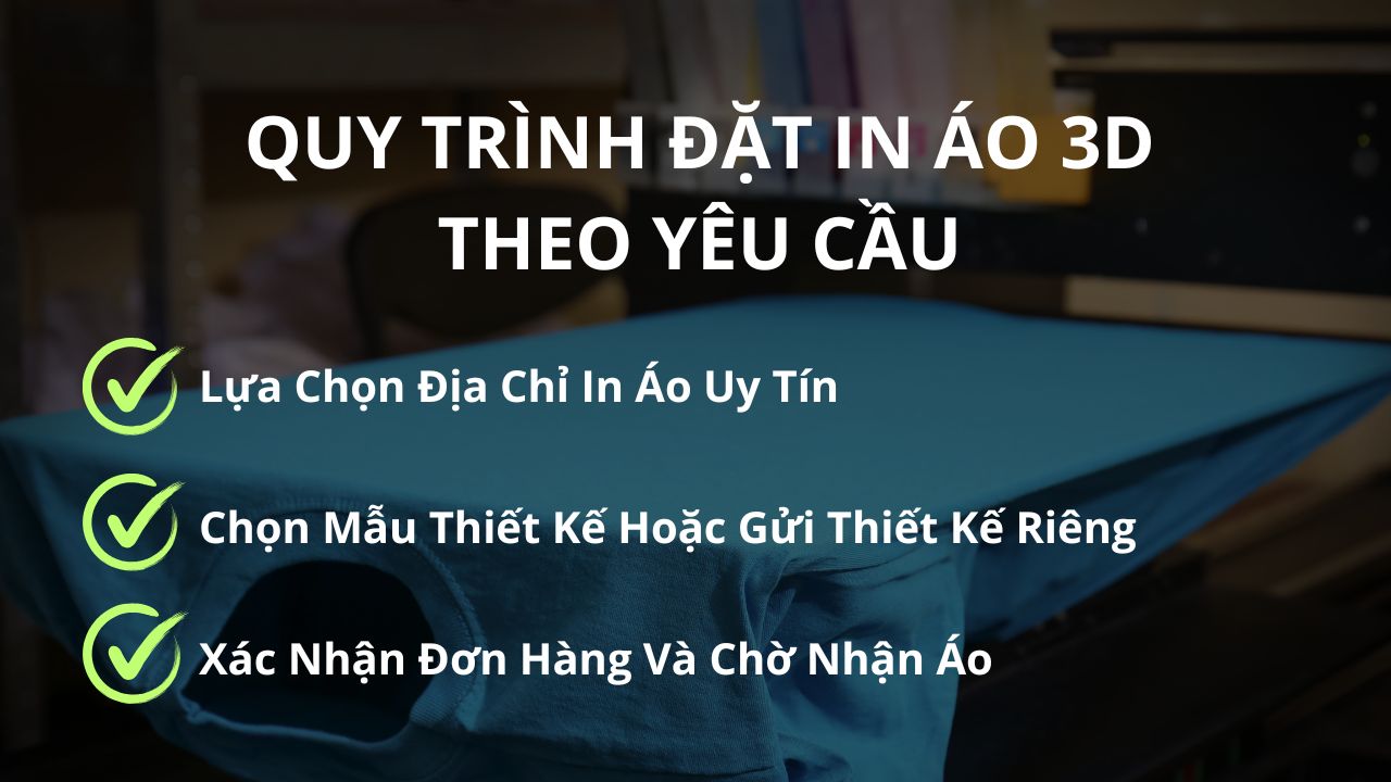 Quy Trình Đặt In Áo 3D Theo Yêu Cầu