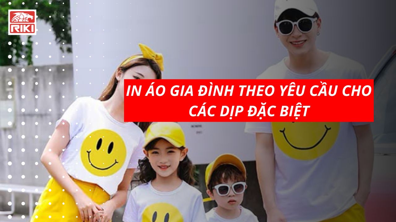 In Áo Gia Đình Theo Yêu Cầu Cho Các Dịp Đặc Biệt