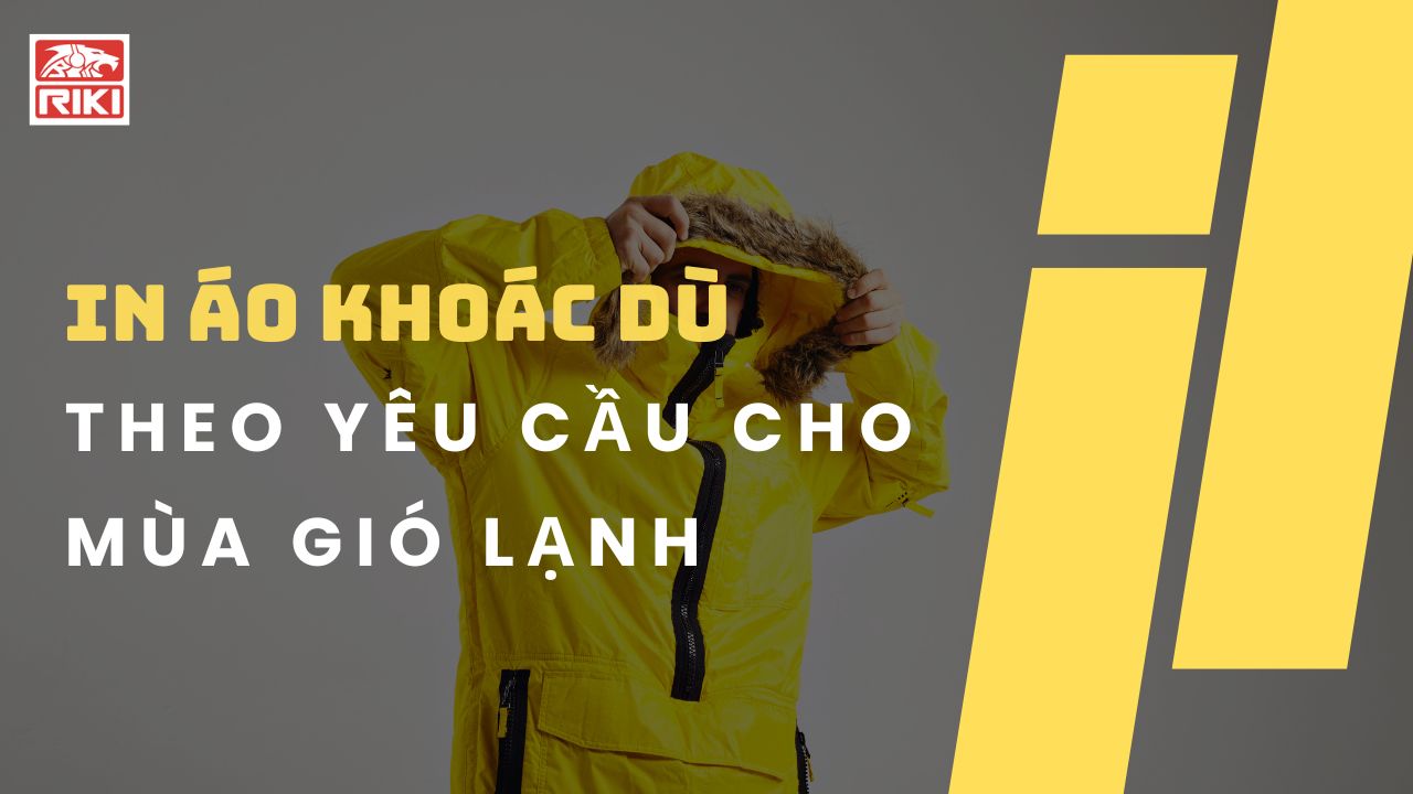 In Áo Khoác Dù Theo Yêu Cầu Cho Mùa Gió Lạnh