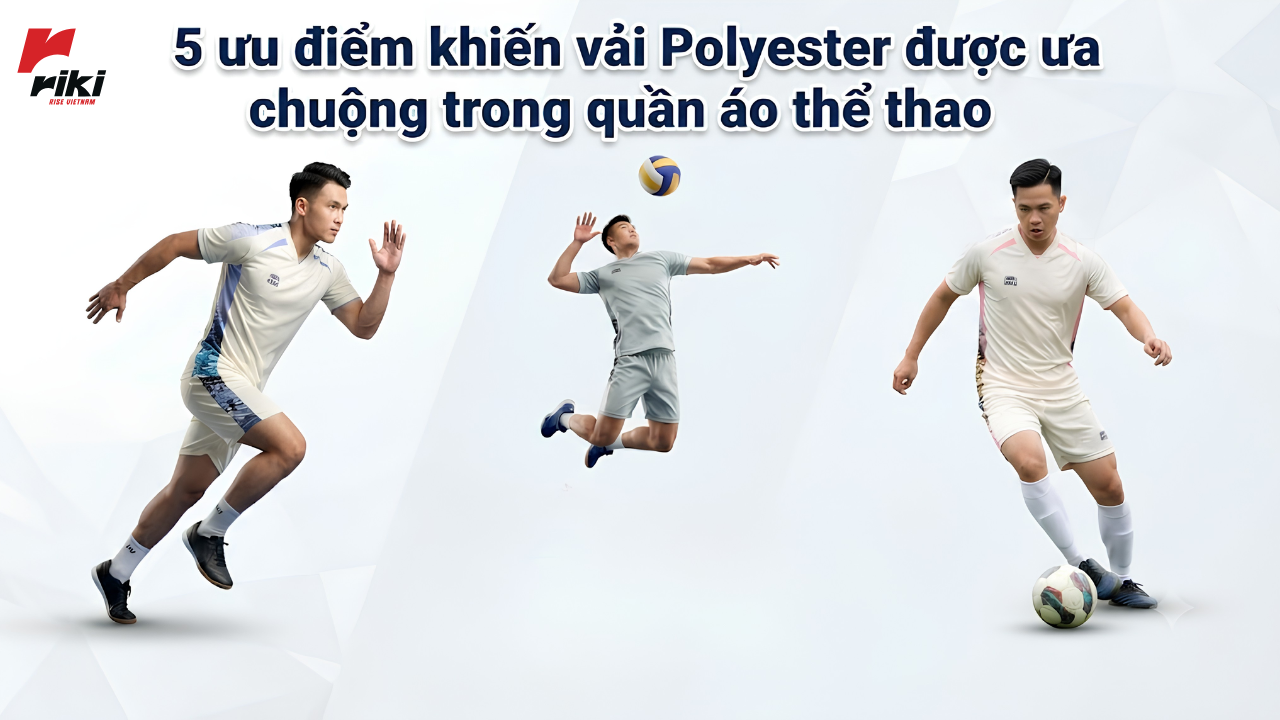 5 ưu điểm khiến vải Polyester được ưa chuộng trong quần áo thể thao