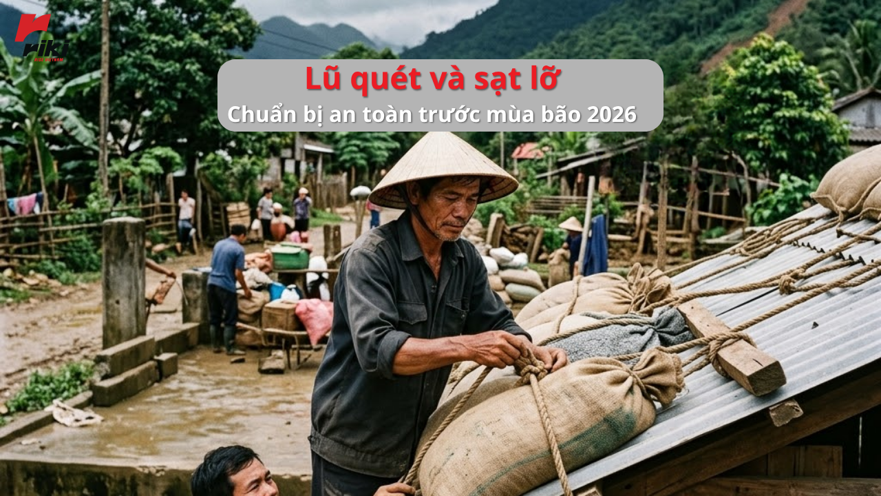 Khi có cảnh báo lũ quét và sạt lở làm gì để đảm bảo an toàn trước khi mùa bão lũ 2026 sắp đến?