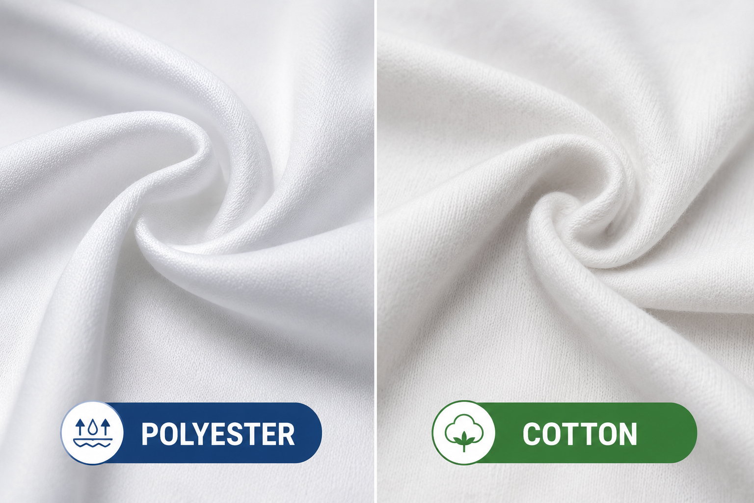 So sánh Polyester và Cotton