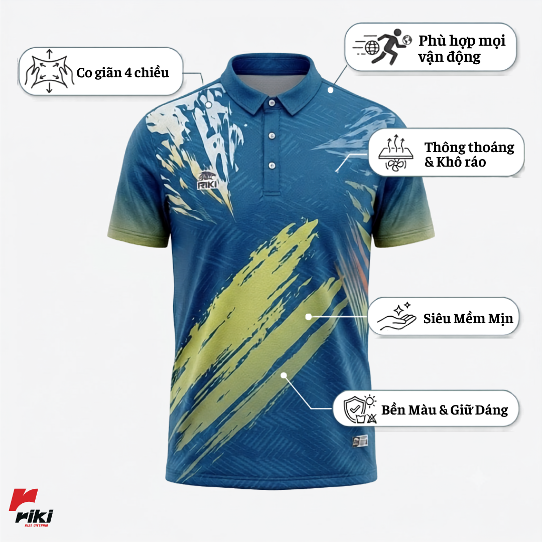 Chất liệu áo pickleball