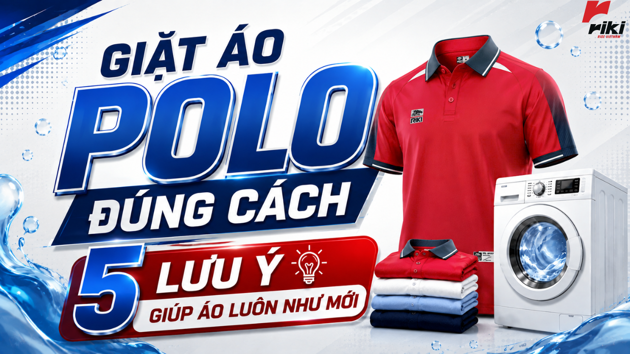 Giặt áo polo đúng cách với 5 lưu ý giúp áo luôn như mới