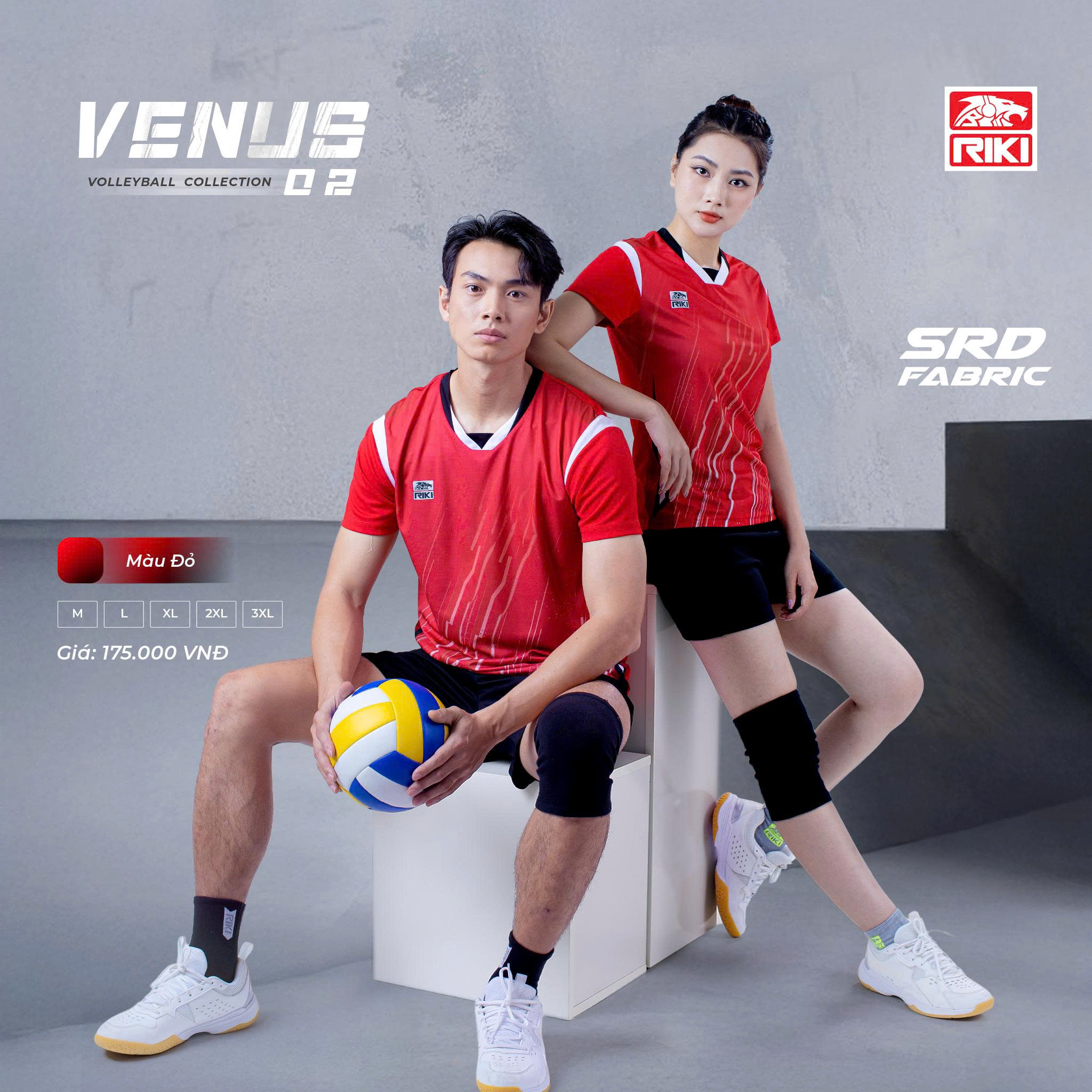 Thiết kế đồ bóng chuyền RIKI VENUS02 Nam