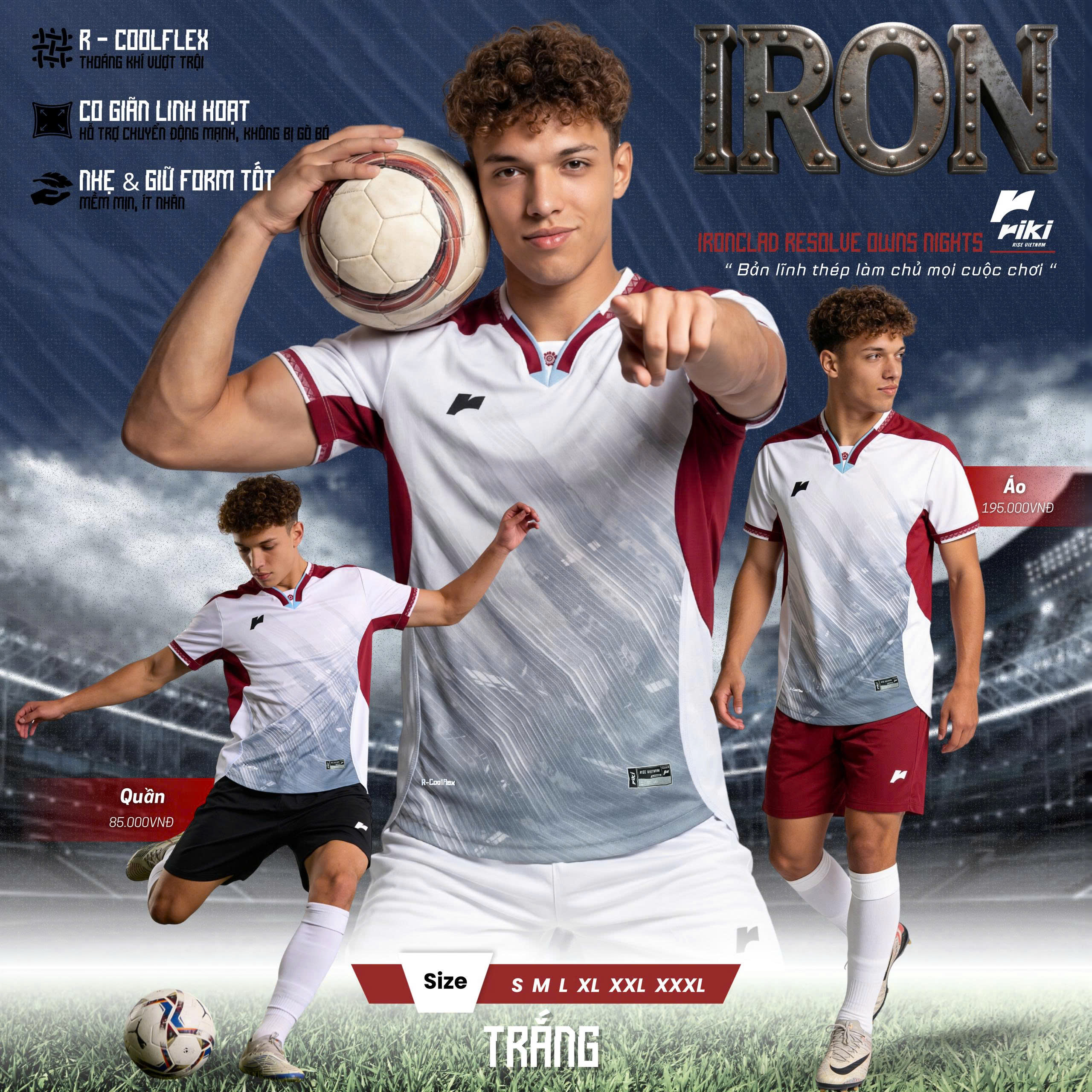Áo Bóng Đá IRON RIKI Chính Hãng - Ảnh 5