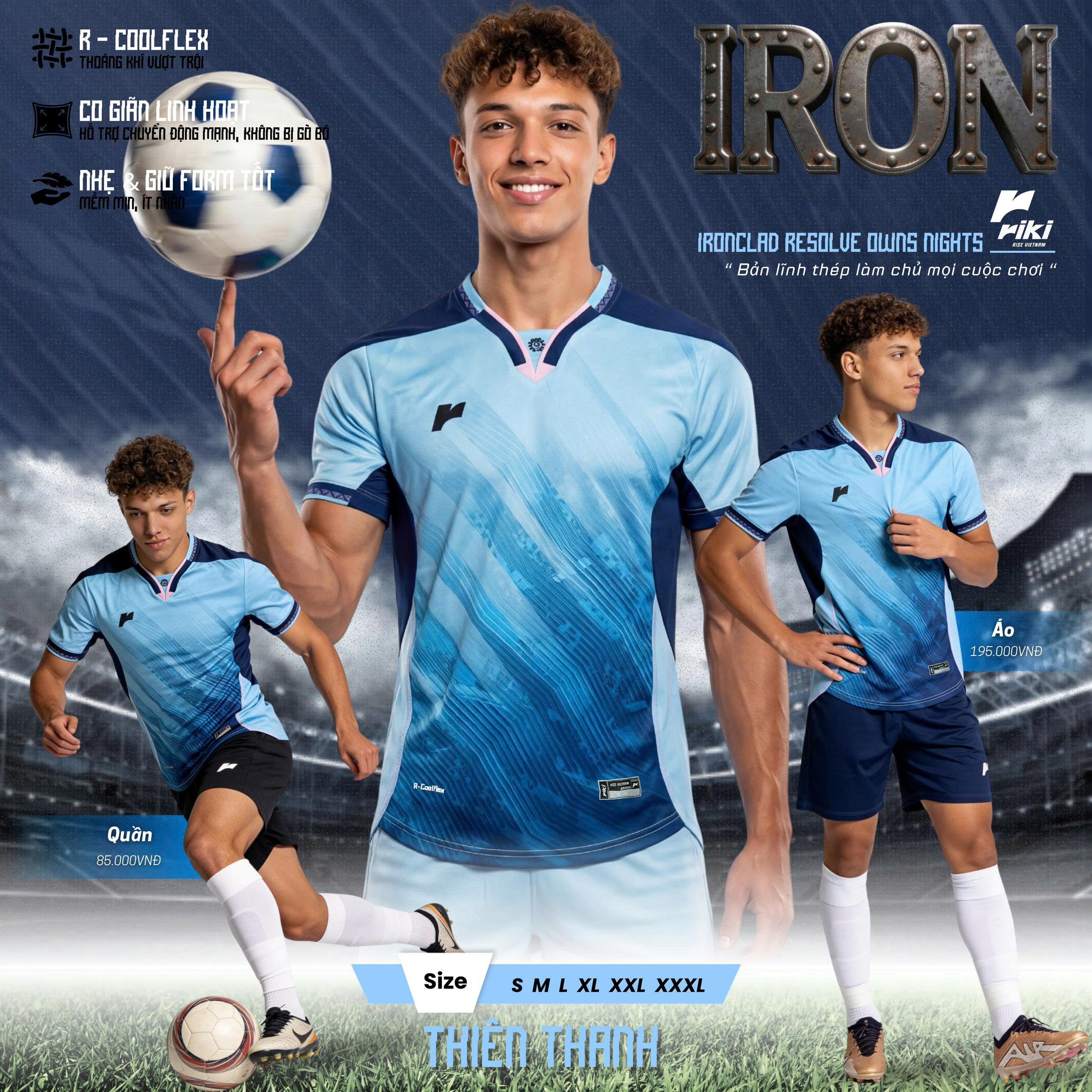Áo Bóng Đá IRON RIKI Chính Hãng - Ảnh 4