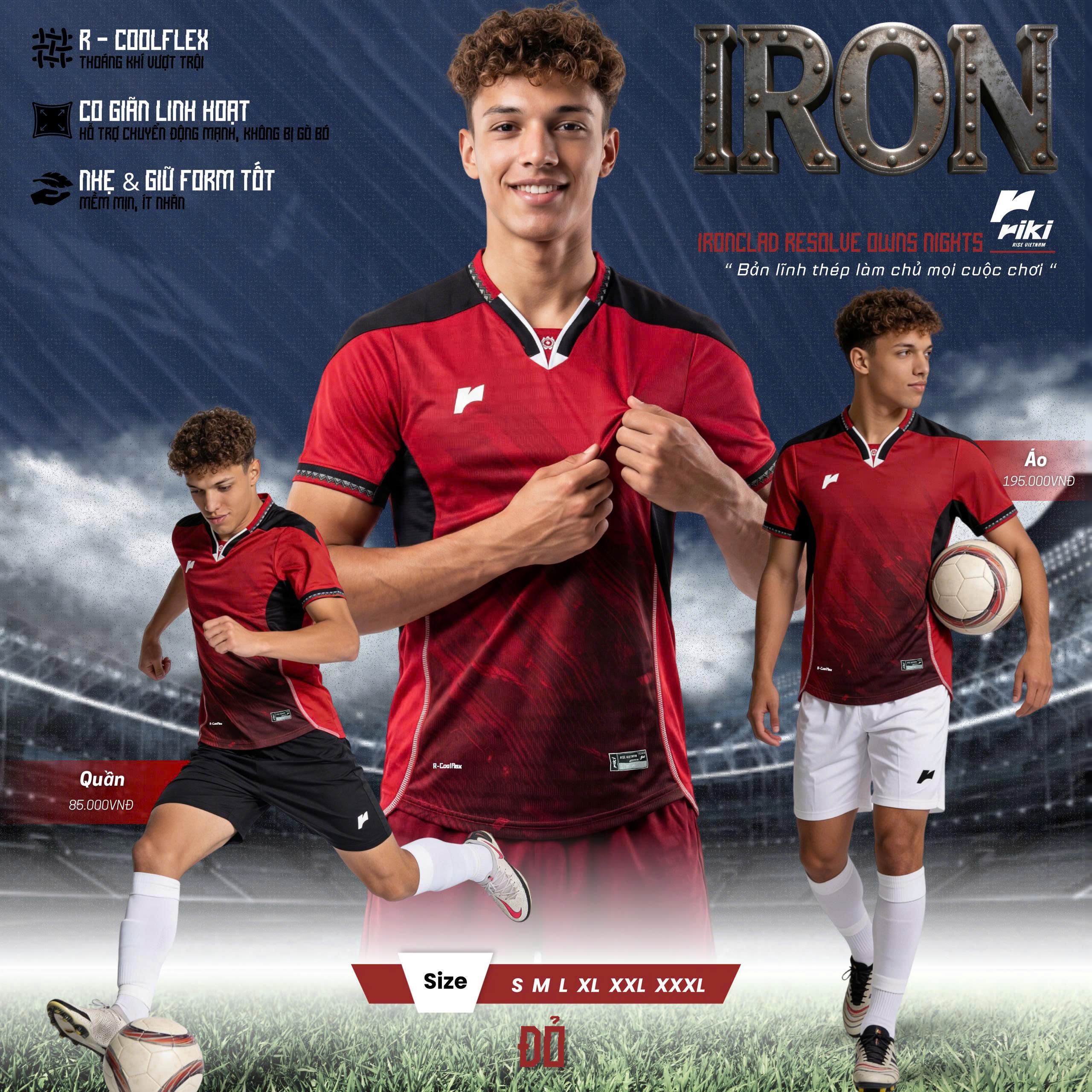 Áo bóng đá IRON