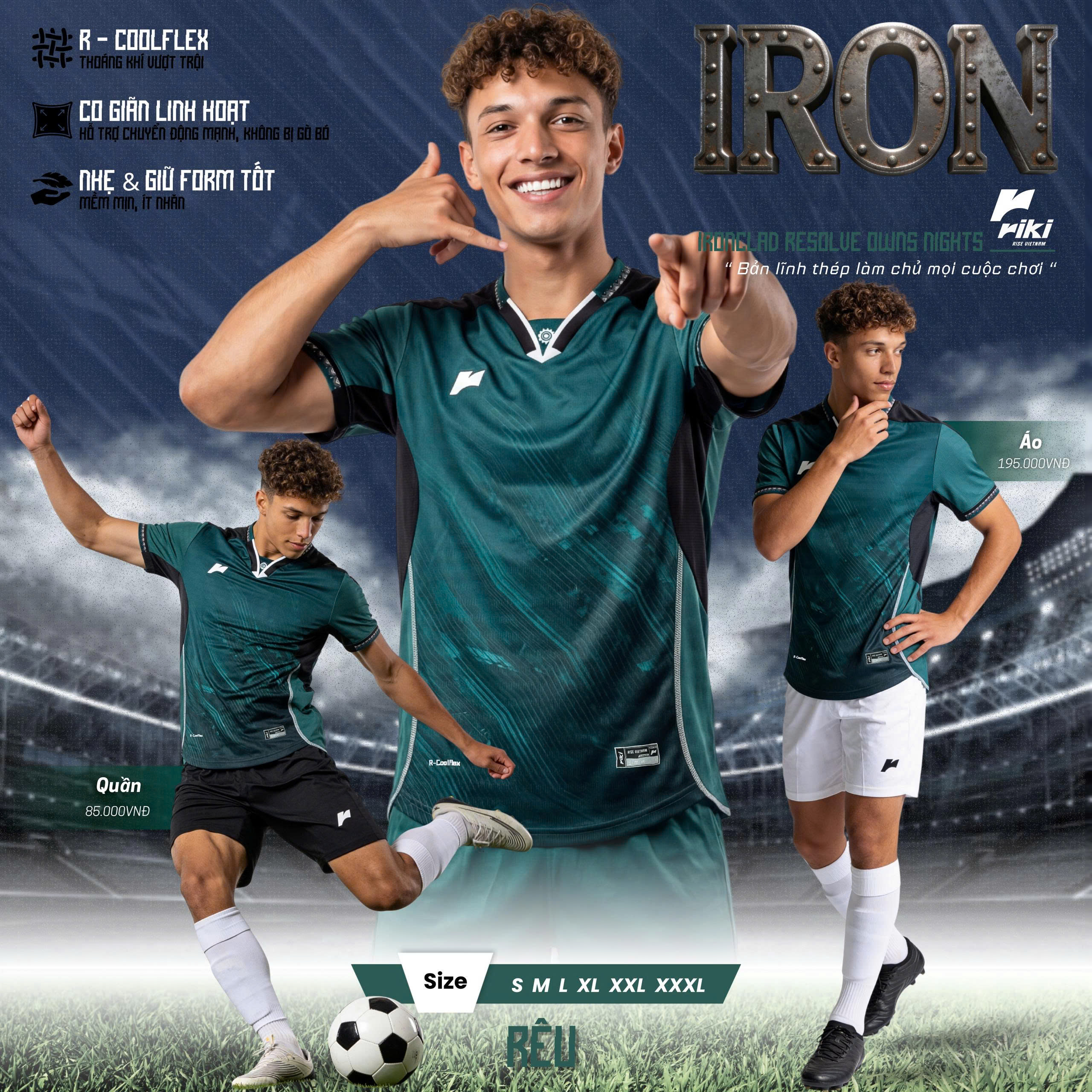 Áo Bóng Đá IRON RIKI Chính Hãng - Ảnh 3