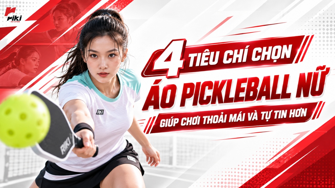4 tiêu chí chọn áo pickleball nữ giúp chơi thoải mái và tự tin hơn
