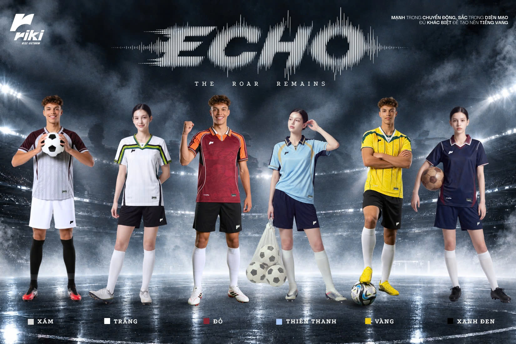 áo bóng đá RIKI ECHO unisex