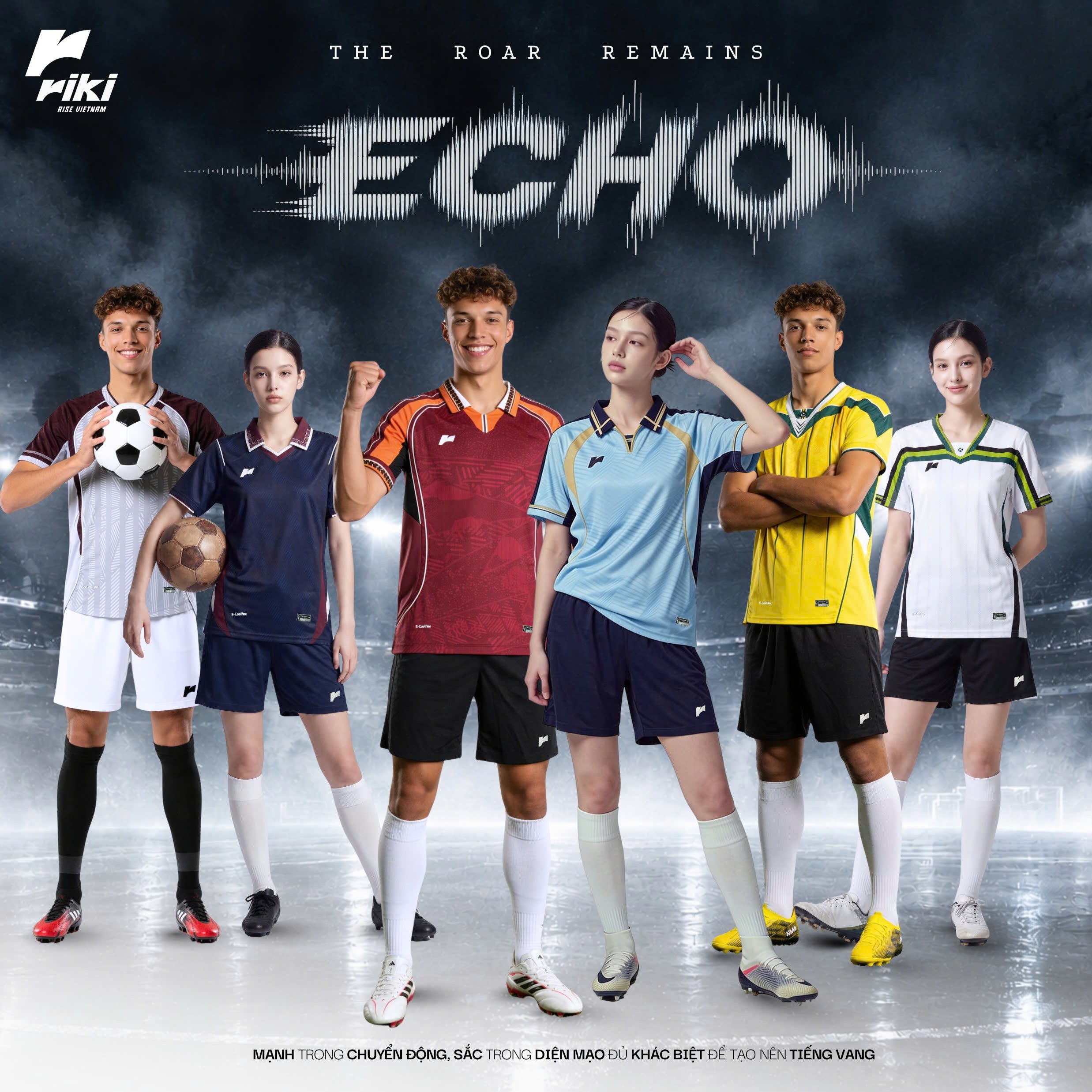 áo bóng đá RIKI ECHO unisex